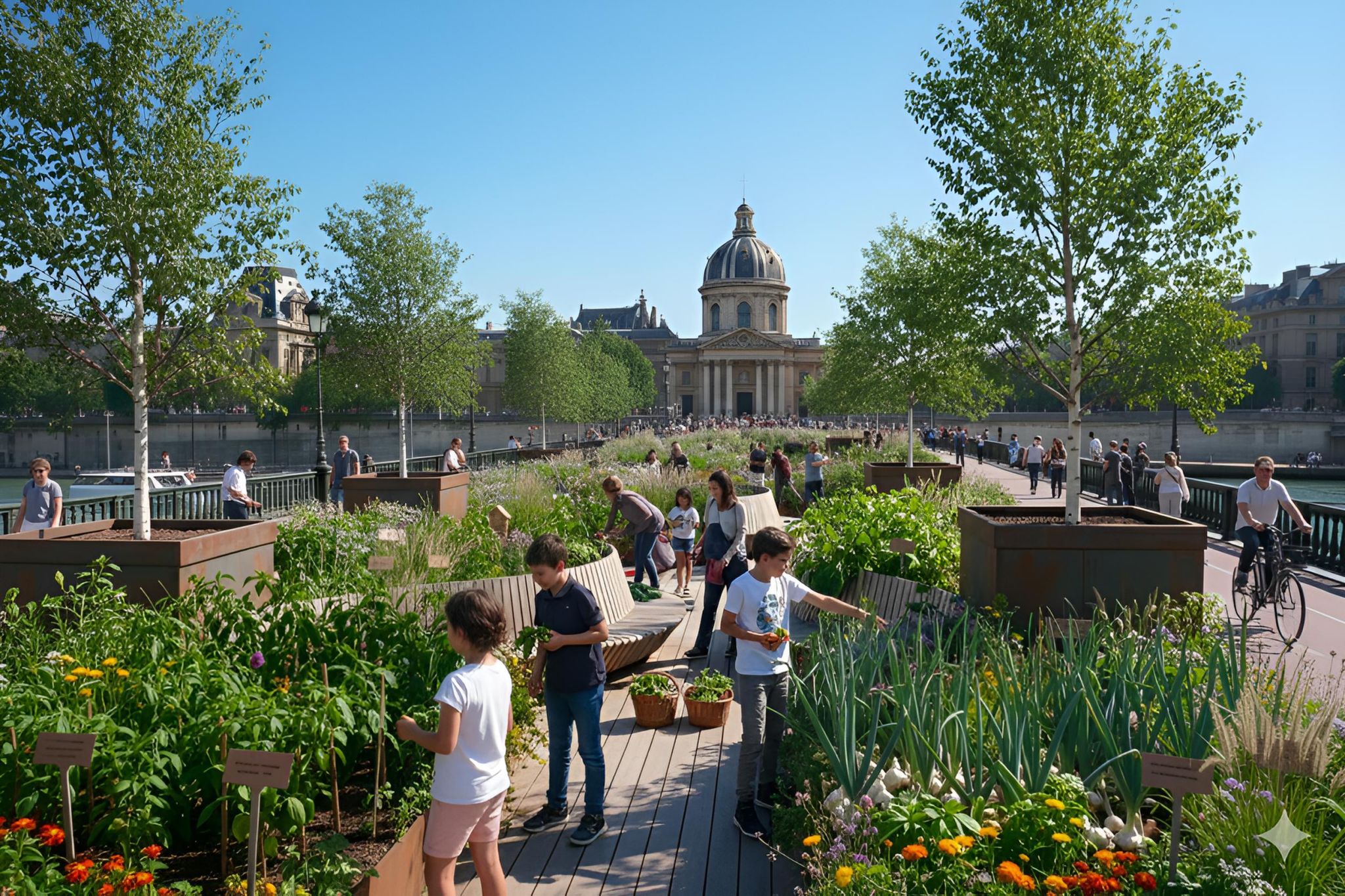 Ponts végétalisés (Paris) : le futur chantier qui s'incruste aux municipales?